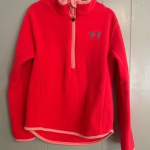 Girl under armor sweater